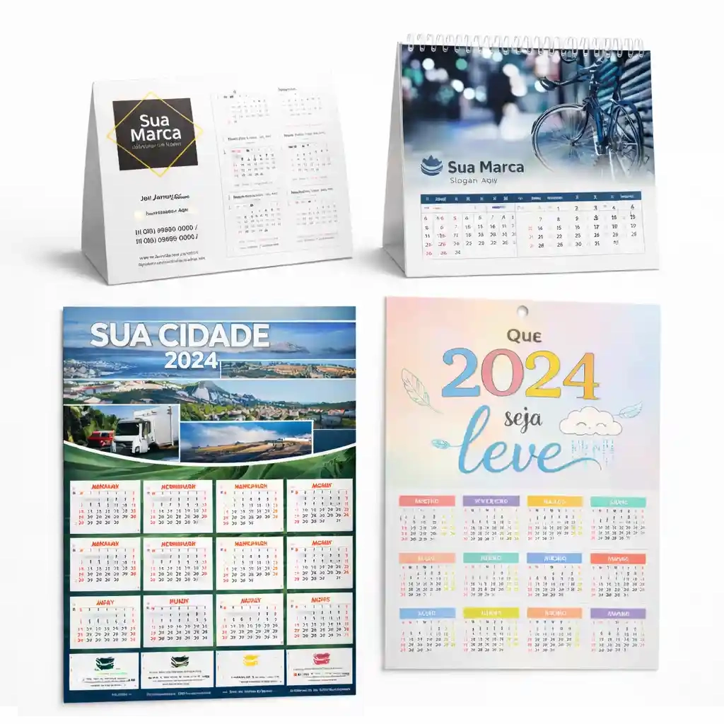 Calendários em Belém — Gráfica Tip